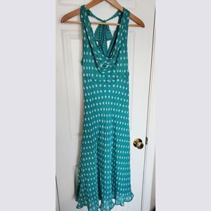Donna Ricco Silk Polka Dot Dress